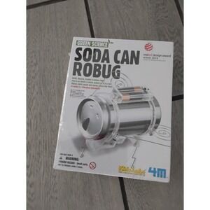 4M Green Science Soda Can Robug STEM Robot Kit Kids Labs 3647 New Sealed